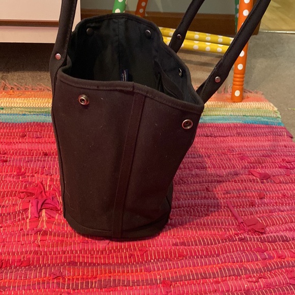 Black canvas tote - Picture 2 of 4